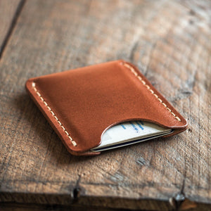 Luava handmade leather wallet Venture card holder Gaucho back