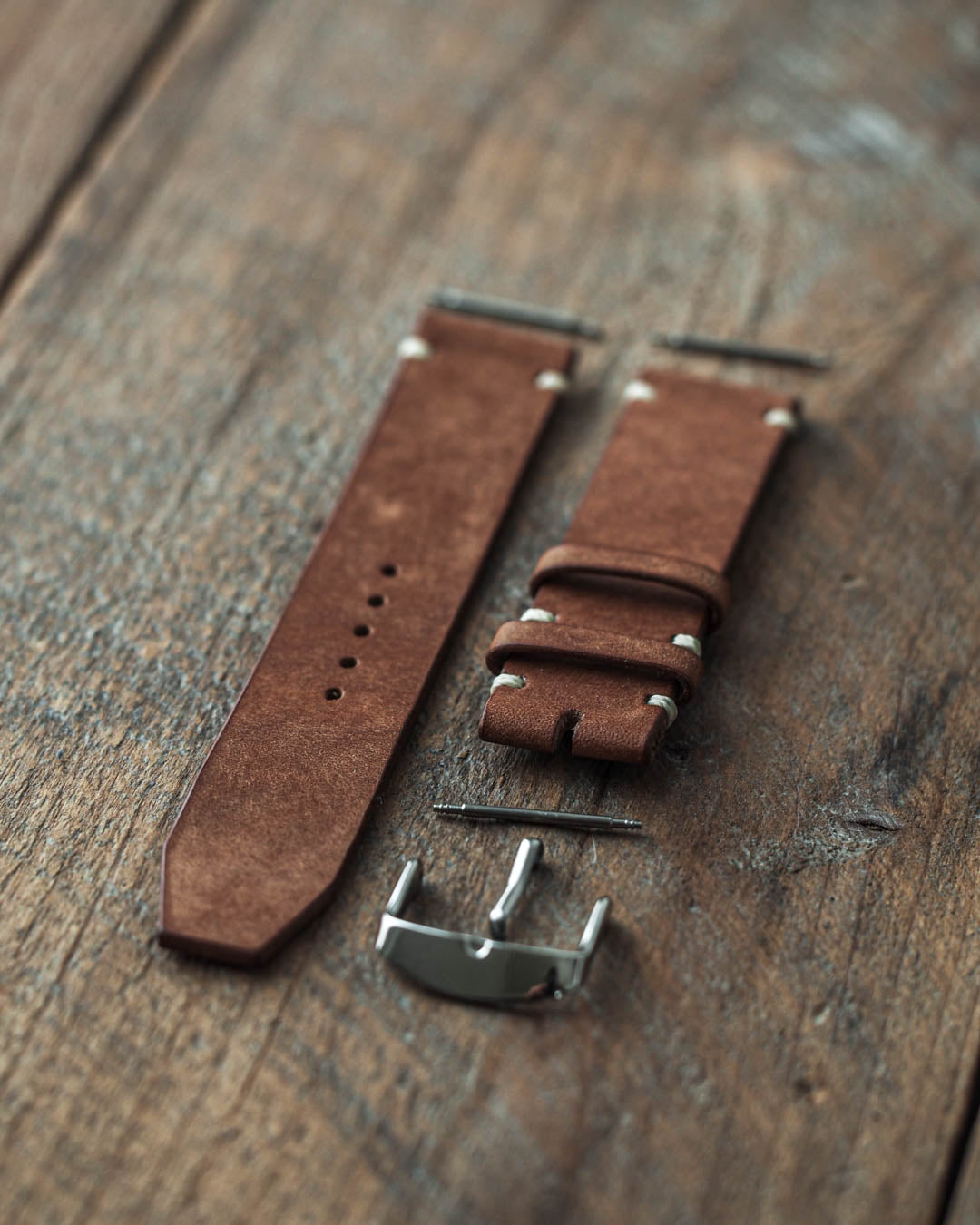 Luava handmade leather watch strap