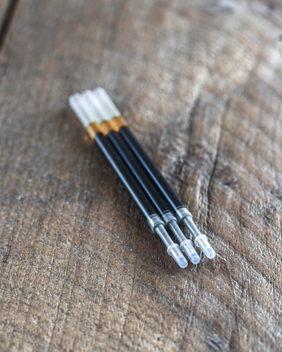 Luava brass ballpoint pen extra ink cartridges 3-pack