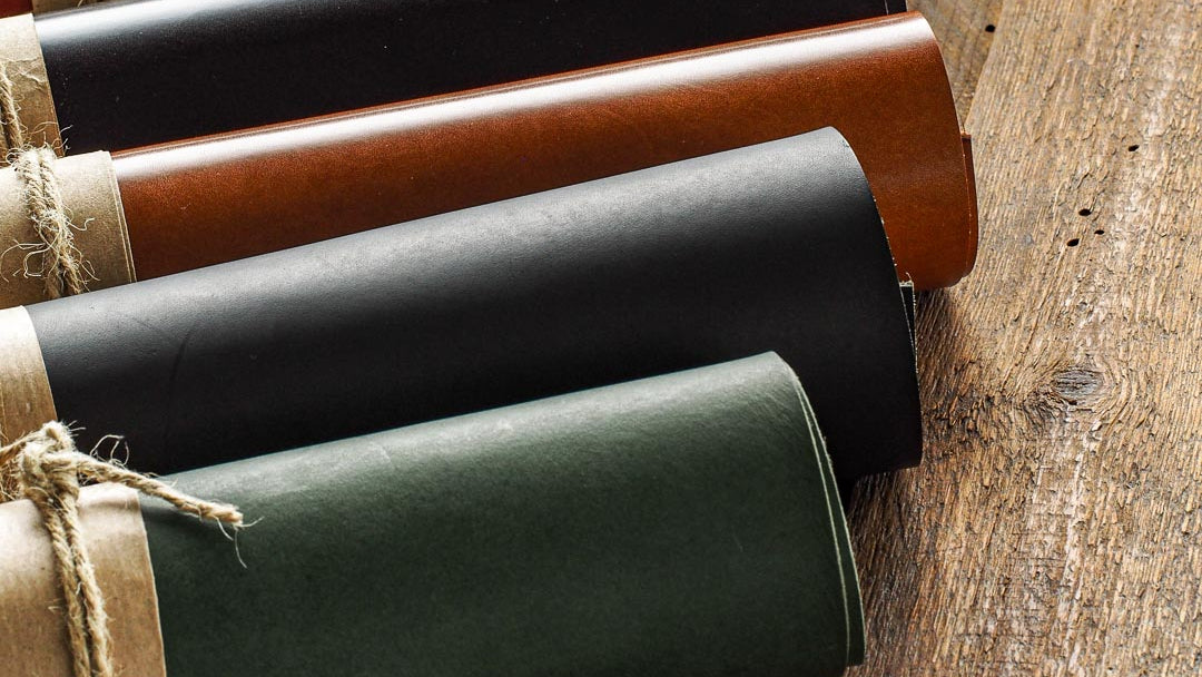 Leather vegetable tanned full grain