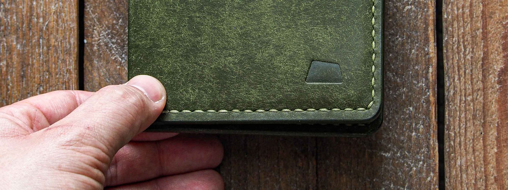 handmade leather wallet for men
