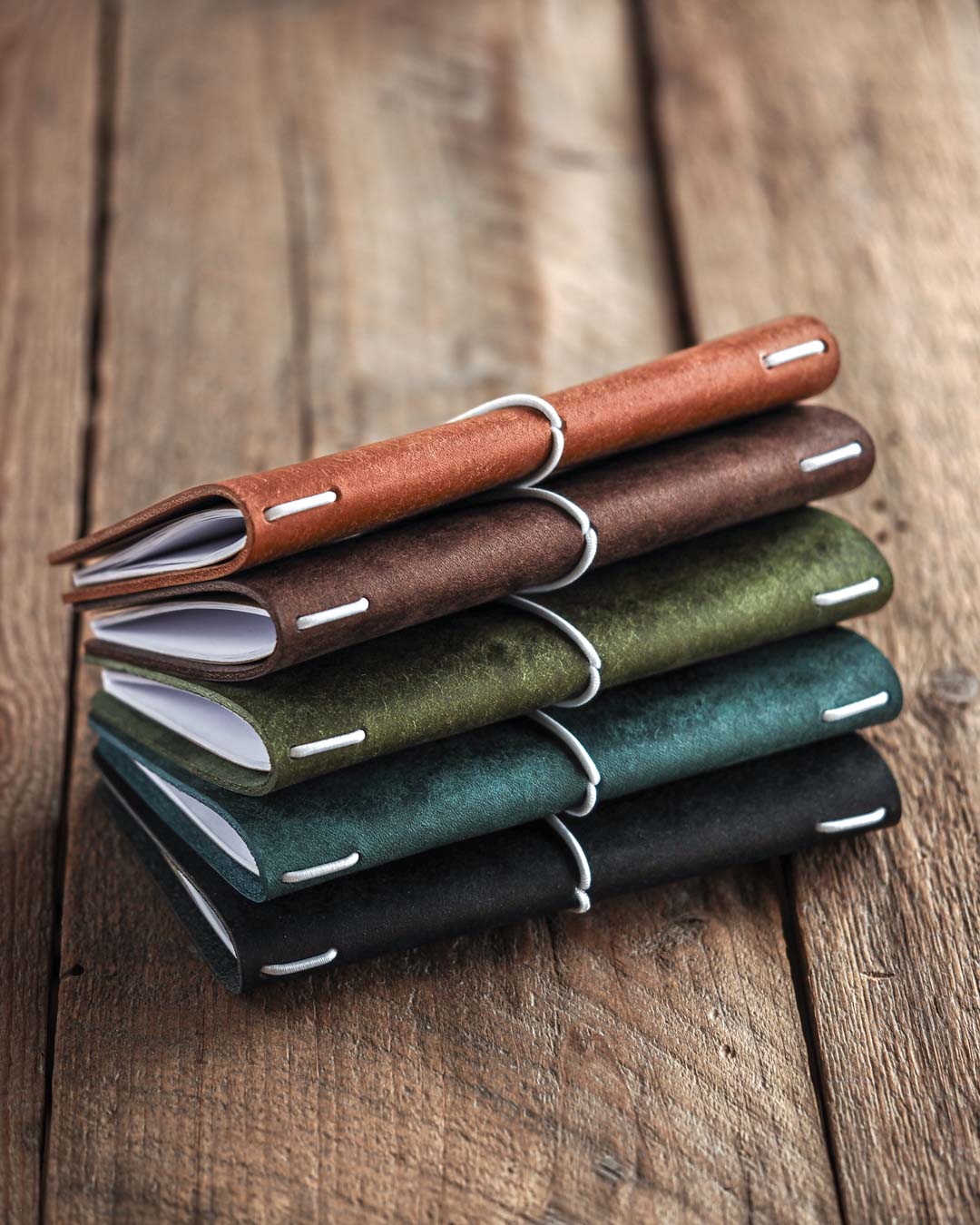 Luava handmade leather journal Ranger Journal color options