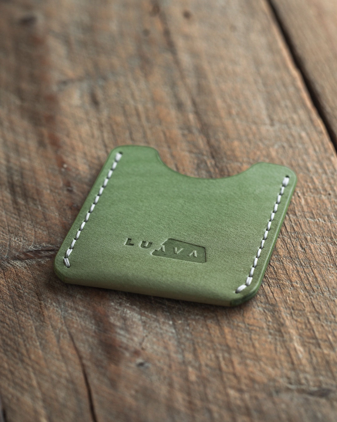 Handmade leather wallet Venture card holder