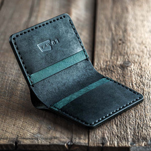 Luava handmade nero wallet abyss