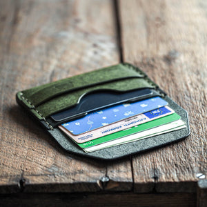 Luava handmade leather wallet Gofer ranger front open
