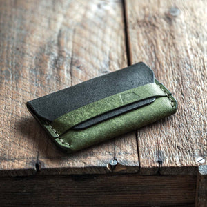 Luava handmade leather wallet Gofer ranger front
