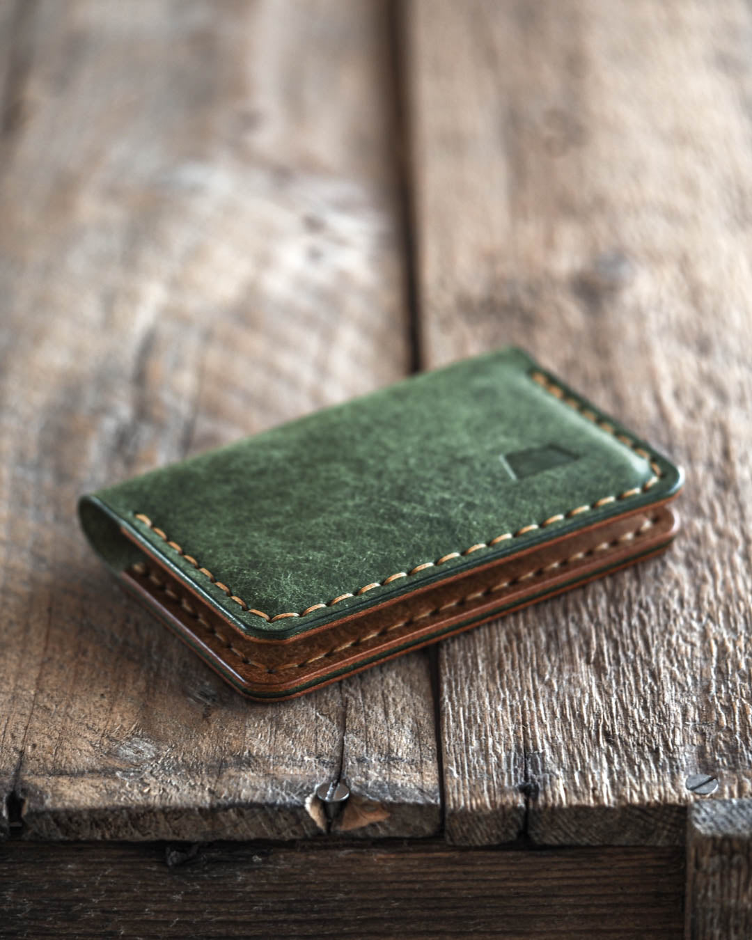 Luava handmade leather bi-fold wallet journeyman branch closed
