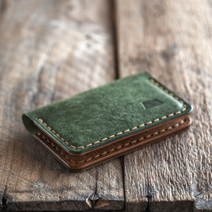 Luava handmade leather bi-fold wallet journeyman branch closed