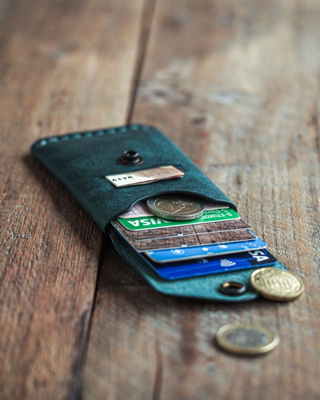 Handmade leather wallet for men messenger wallet