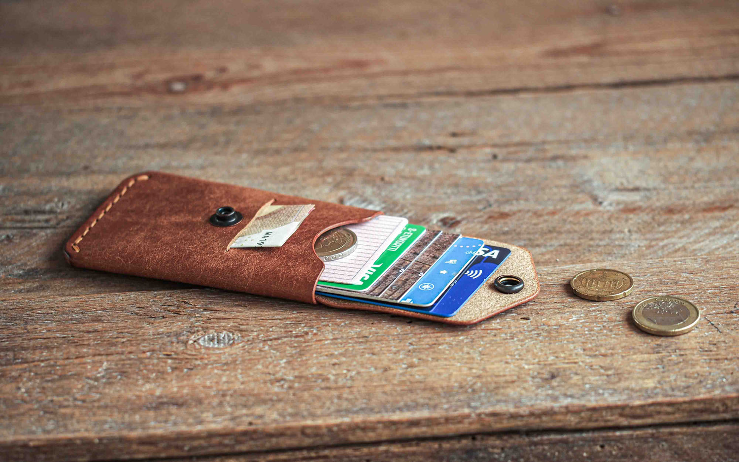 Luava handmade leather wallet for men