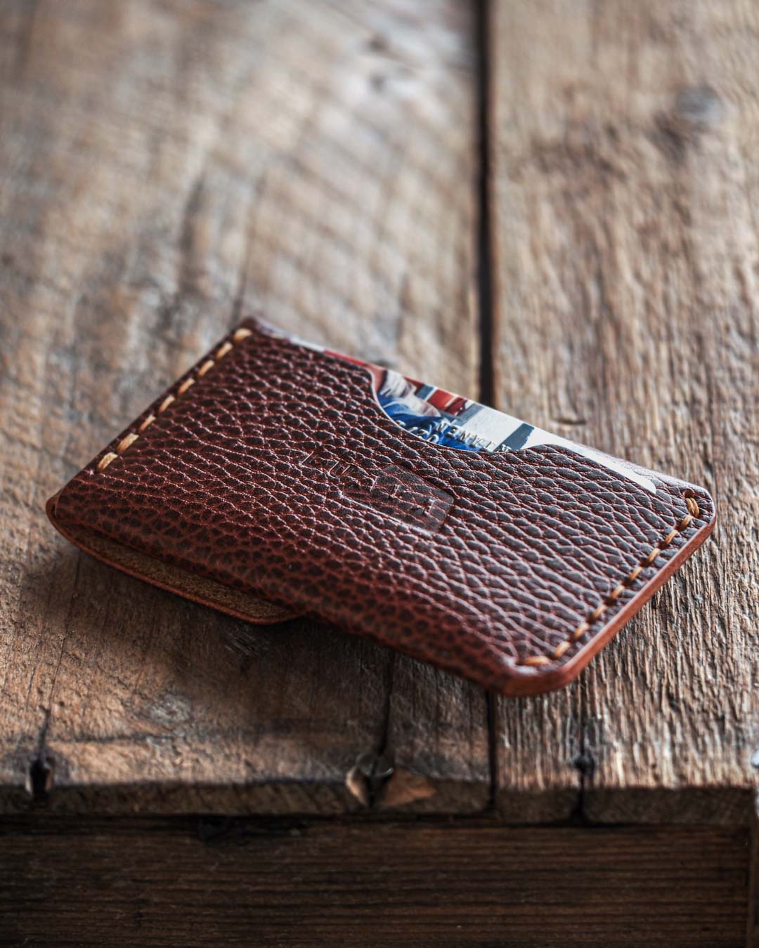Messenger Wallet Dollaro limited edition handmade leather wallet back