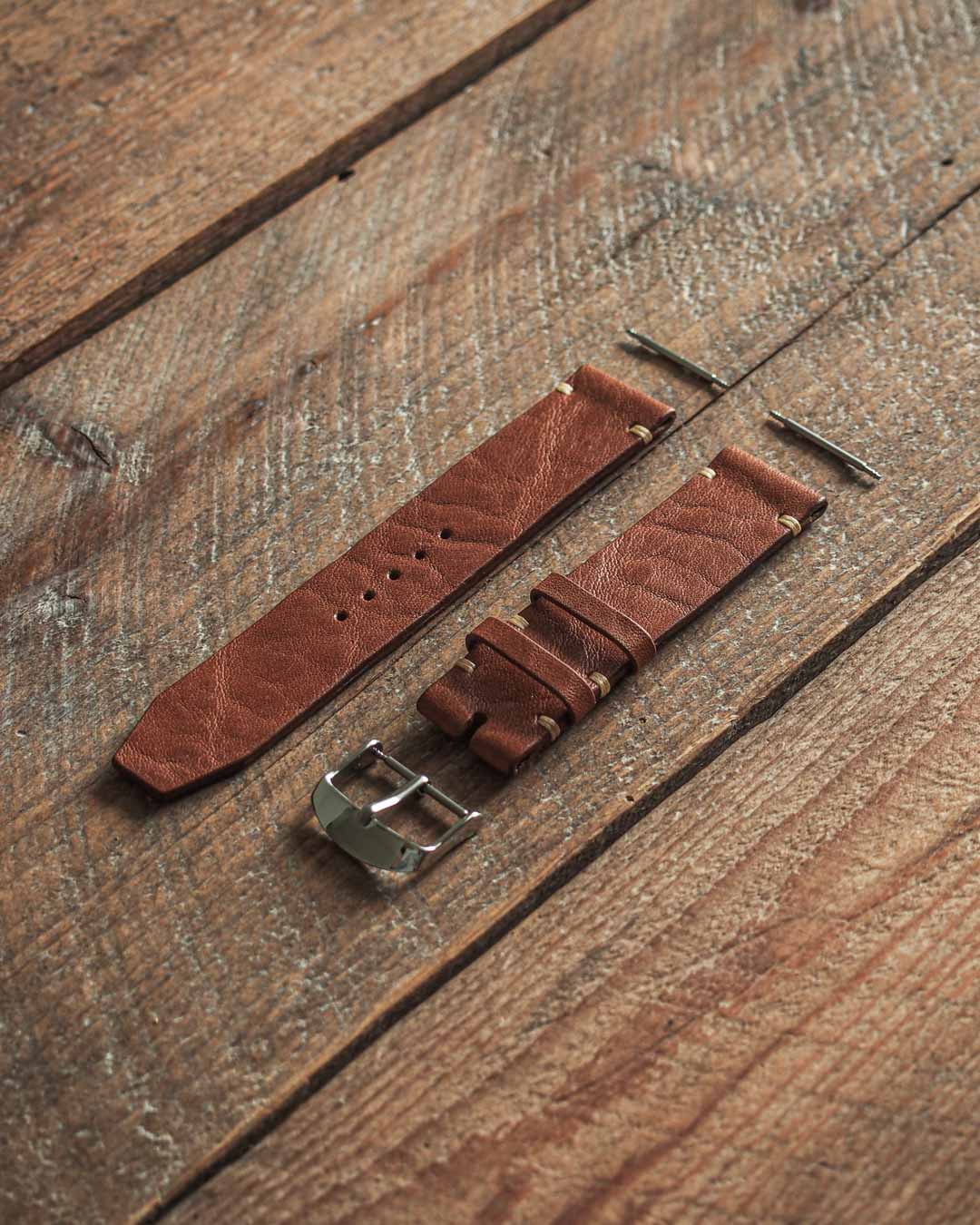 Handmade leather watch strap Rogue