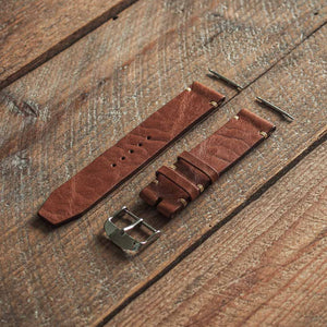 Handmade leather watch strap Rogue