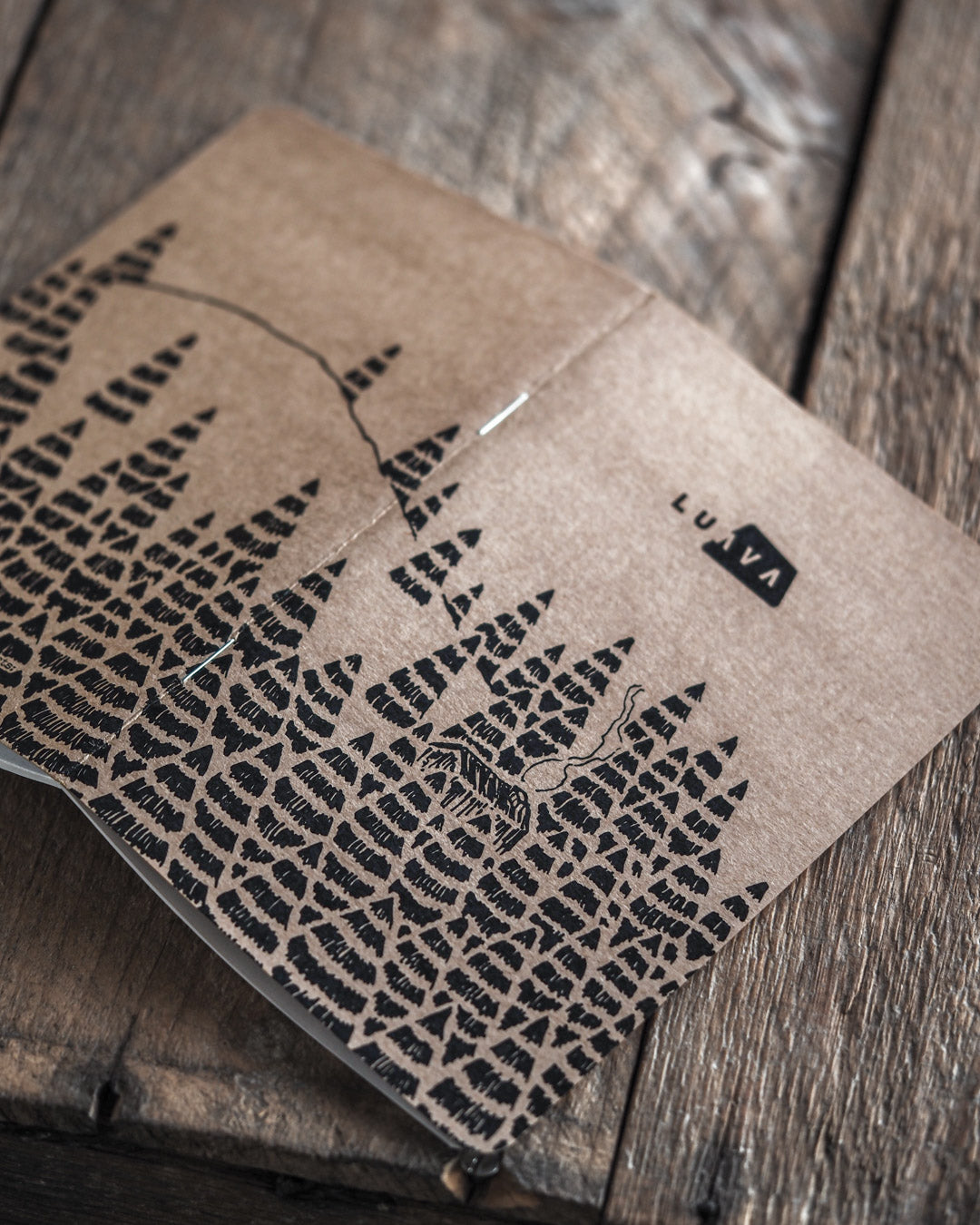 Luava handmade leather journal Ranger Journal notebook full image