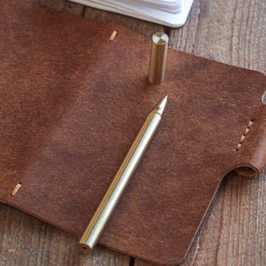 Voyager leather journal notebook cover sketchbook cover handmade