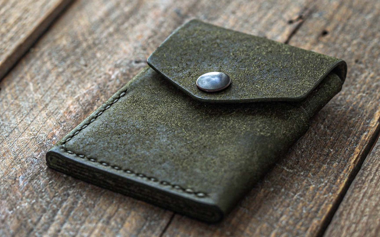 Overfold wallet a handmade leather wallet for men
