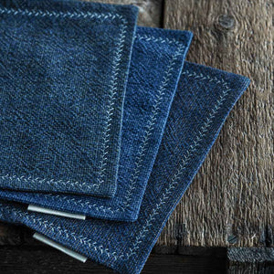 Kanto Goods Dungaree EDC Hank made with japanese cotton. Handkerchief handmade in Finland. Pallette.