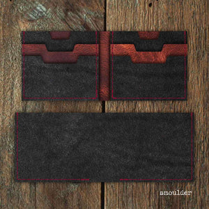 Luava handmade mens bifold leather wallet bermuda smoulder