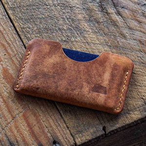 Luava handmade leather wallet handcrafted leatherwallet cardholder card holder cardwallet vegetable tanned absolute back in use