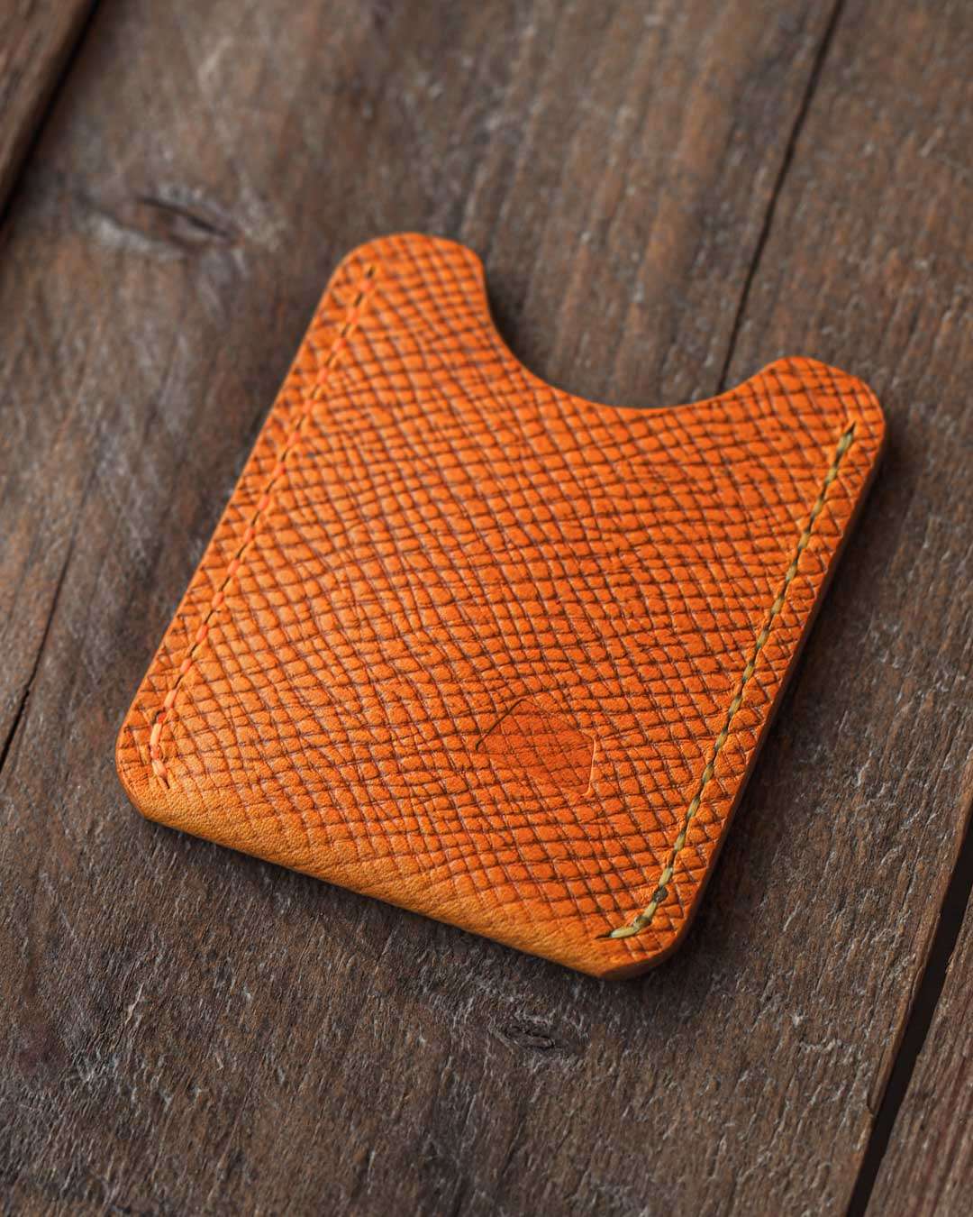 Handmade leather wallet card holder - Luava