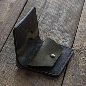 Luava handmade leather wallet koloss front open