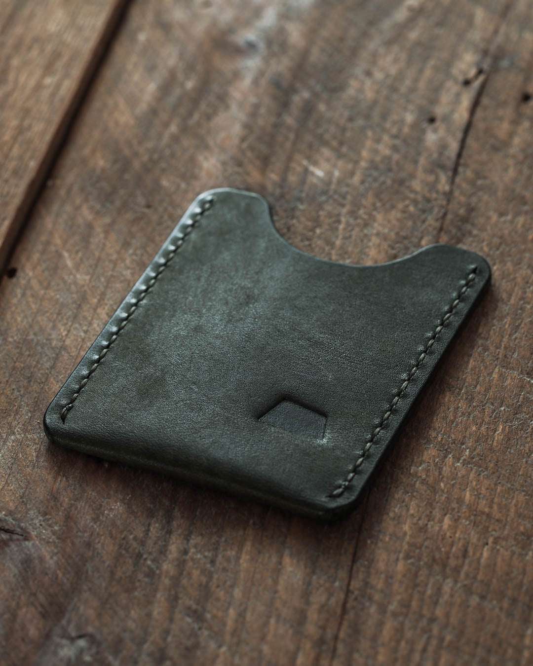 Minimal handcrafted leather wallet