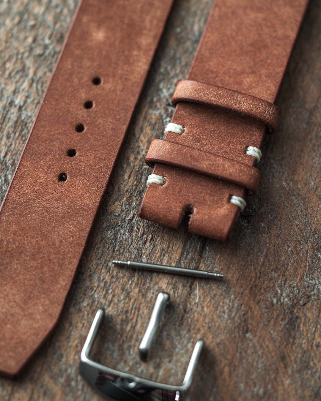 Luava handmade leather watch strap