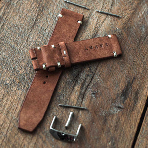 Luava handmade leather watch strap