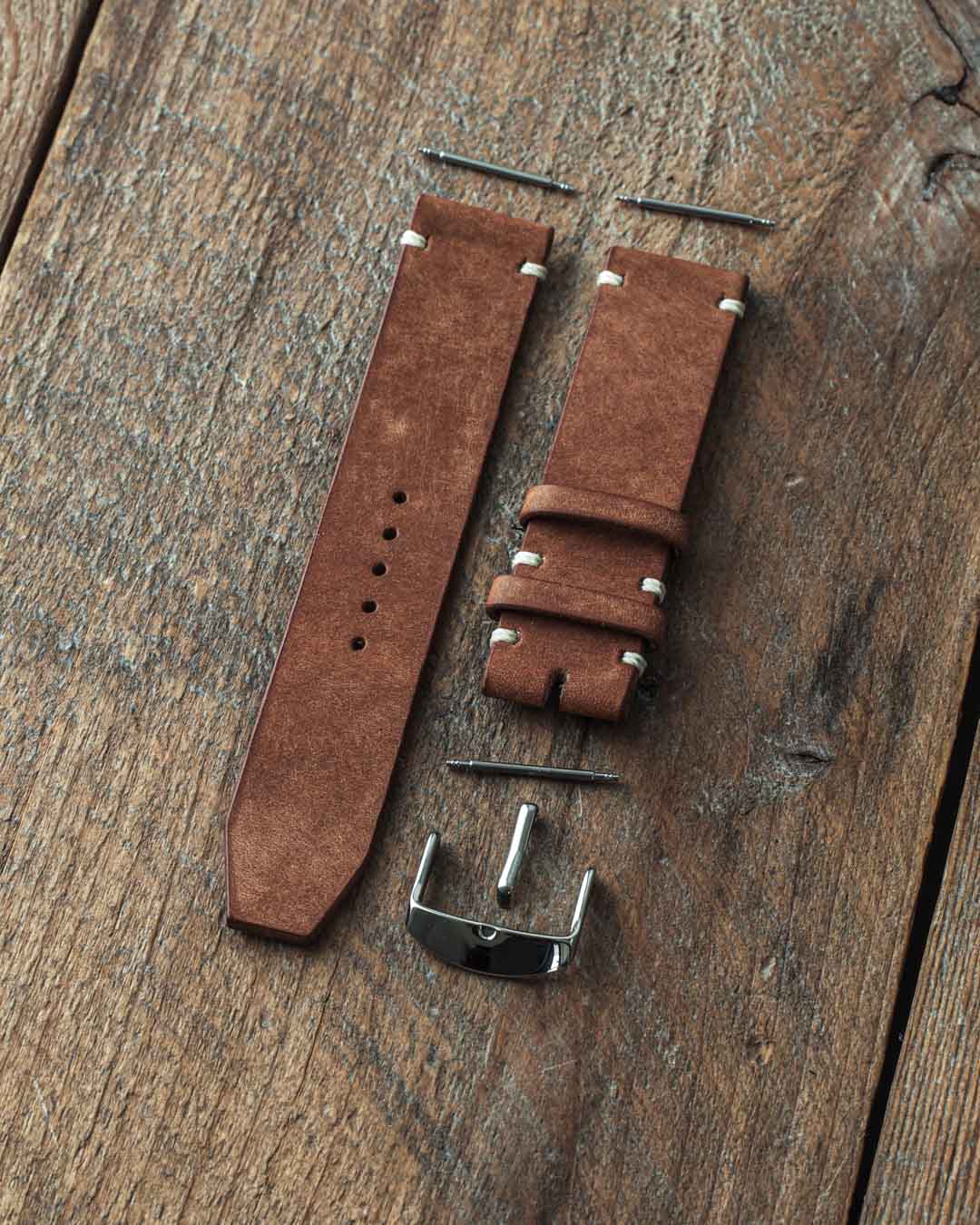 Luava handmade leather watch strap